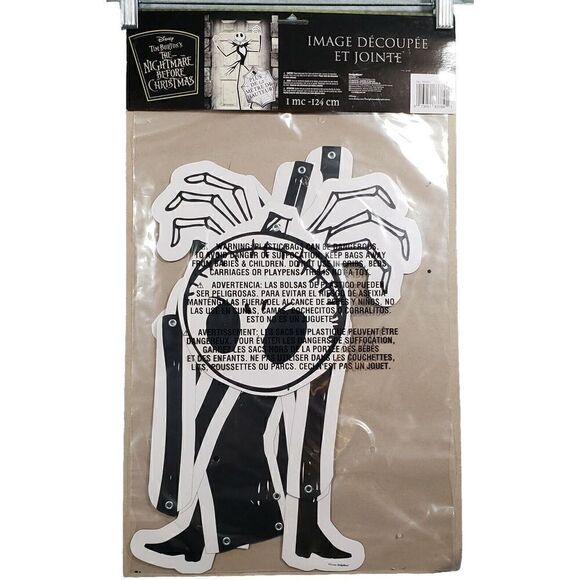 Disney Nightmare Before Christmas Jack Jointed Cutout  4 Ft Tall Halloween NEW‎ - Picture 3 of 4